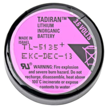 Image for Tadiran™ 3.6 Volt Lithium Tl-5135/P Battery Comp-20 from HD Supply