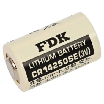 Image for FDK 3 Volt Lithium CR14250SE Battery Comp-7 from HD Supply