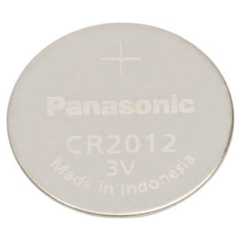 Image for Panasonic 3 Volt Lithium CR2012 Battery Lith-24 from HD Supply