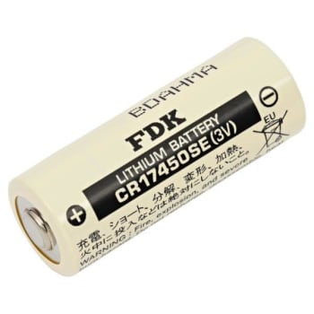 Image for FDK 3 Volt Lithium CR17450SE-R Battery Lith-12 from HD Supply