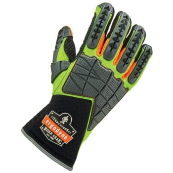Image for Ergodyne 925FX Standard Dorsal Impact-Reducing Gloves, Lime, XL from HD Supply