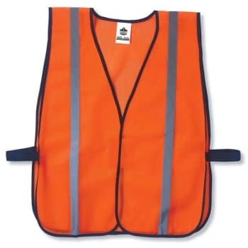 Image for Ergodyne 8020HL Non-Certified Standard Vest, Orange, from HD Supply
