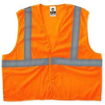 Image for Ergodyne 8205HL Type R Class 2 Super Econo Mesh Vest, Orange, L/XL from HD Supply