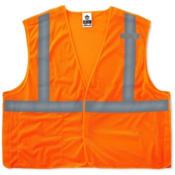 Ergodyne 8215BA Type R Class 2 Econo Breakaway Mesh Vest, Orange, XS