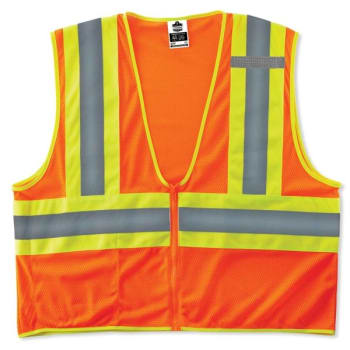 Image for Ergodyne 8229Z Type R Class 2 Economy Two-Tone Vest, Orange, 2XL/3XL from HD Supply
