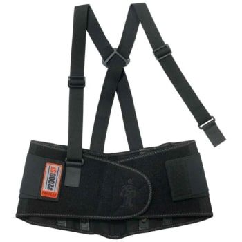 Image for Ergodyne 2000SF High-Performance Back Support, Black, S from HD Supply