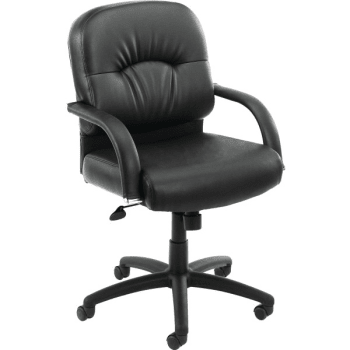 Boss Mid-Back Caressoft Chair, Black