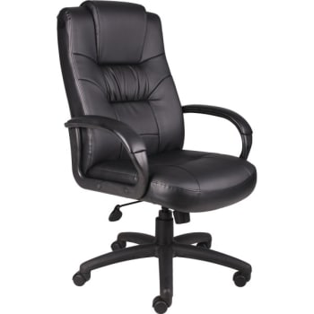 Boss 20-23.5 In. Leather Office Chair