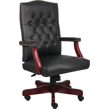 Image for Boss Mahogany Wood Classic Chair from HD Supply