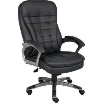 Image for Boss Executive Chair, CaressoftPlus Upholstery, Black from HD Supply