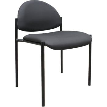 Boss Diamond Stackable Chair, Black