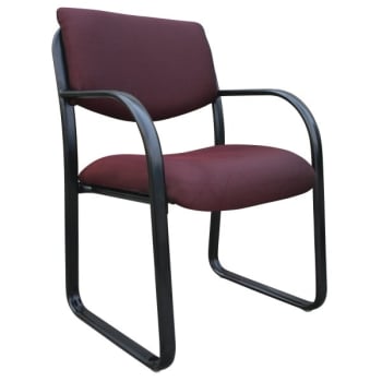 Image for Boss Fabric Guest Chair, Burgundy from HD Supply
