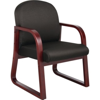 Boss Black Wood Side Chair