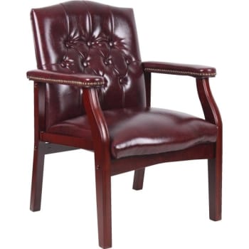 Image for Boss Oxblood  Guest Chair from HD Supply