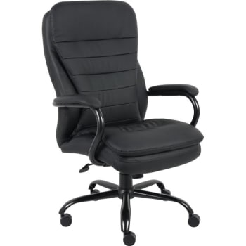 Boss® Executive Leatherplus™ Chair, Black