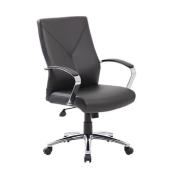 Image for Boss LeatherPlus Executive Chair Black from HD Supply