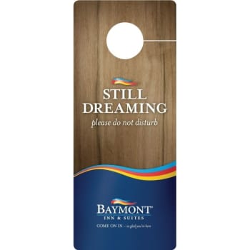 Image for Baymont By Wyndham® Do Not Disturb Door Hanger, Case Of 100 from HD Supply