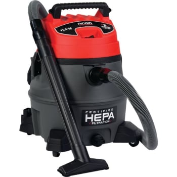 RIDGID® 14 Gallon HEPA Wet/Dry Vacuum