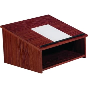 Image for Oklahoma Sound Tabletop Mahogany Lectern from HD Supply