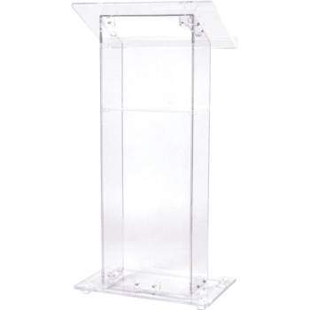 Image for Oklahoma Sound Acrylic Shelf Clear Lectern from HD Supply