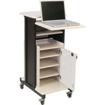 Image for Oklahoma Sound Premium Presentation Cart With Simplified Storage Capabilities from HD Supply