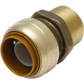 Image for SharkBite® Push-Fit MIP Connector - 3/4 X 1/2" from HD Supply
