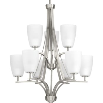Image for Progress Lighting® Leap 9-Light Chain Indoor Chandelier (Glass) from HD Supply