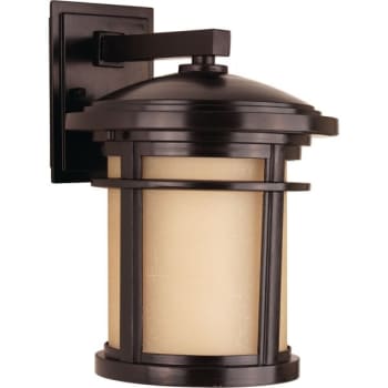 Image for Progress Lighting Led 17w Wish Antique Bronze One-light Medium Wall Lantern from HD Supply