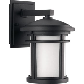 Image for Progress Lighting LED 9W Wish Black One-Light Small Wall Lantern from HD Supply
