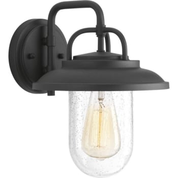 Image for Progress Lighting Led Beaufort Black One-Light Small Wall Lantern from HD Supply
