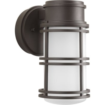 Image for Progress Lighting LED Bell Antique Bronze Small LED Wall Lantern from HD Supply