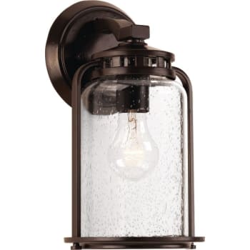 Image for Progress Lighting LED Botta Antique Bronze One-Light Small Wall Lantern from HD Supply