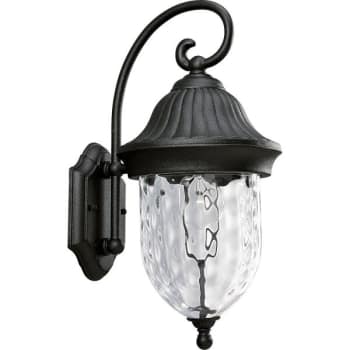 Image for Progress Lighting Led Coventry Textured Black One-Light Wall Lantern from HD Supply