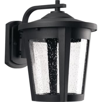 Image for Progress Lighting LED East Haven 12" Black One-Light Large Wall Lantern from HD Supply
