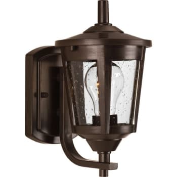 Image for Progress Lighting Led East Haven Antique Bronze One-Light Small Wall Lantern from HD Supply