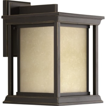Image for Progress Lighting LED Endicott Antique Bronze One-Light Large Wall Lantern from HD Supply