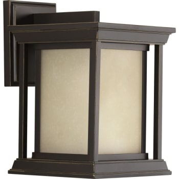 Image for Progress Lighting LED Endicott Antique Bronze One-Light Small Wall Lantern from HD Supply
