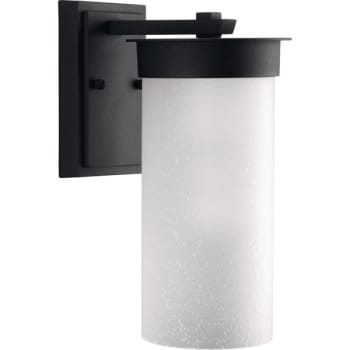 Image for Progress Lighting LED Hawthorne Black One-Light Medium Wall Lantern from HD Supply