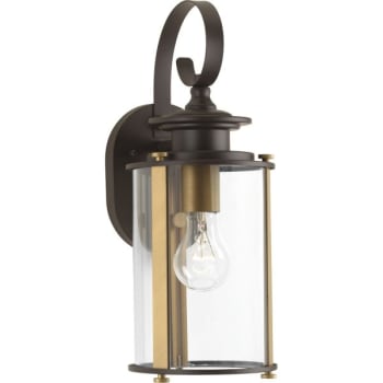 Image for Progress Lighting Led Squire Antique Bronze One-light Small Wall Lantern from HD Supply