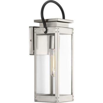 Image for Progress Lighting LED Union Square Stainless Steel One-Light Small Wall Lantern from HD Supply