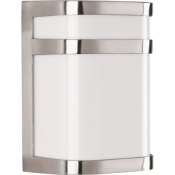 Image for Progress Lighting Led Valera Brushed Nickel One-Light Linear Lantern from HD Supply