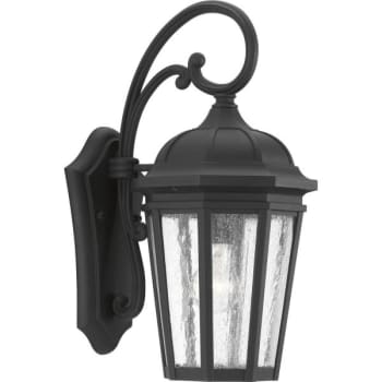 Image for Progress Lighting LED Verdae Black One-Light Medium Wall Lantern from HD Supply