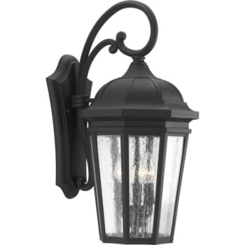 Image for Progress Lighting LED Verdae Black Three-Light Large Wall-Lantern from HD Supply