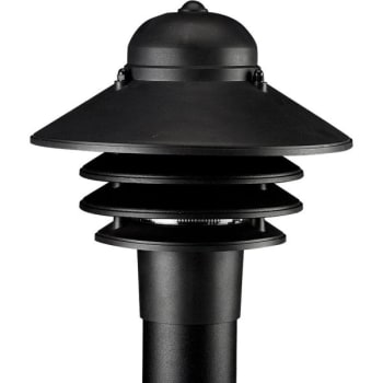 Image for Progress Lighting Newport Black One-Light Post Lantern from HD Supply