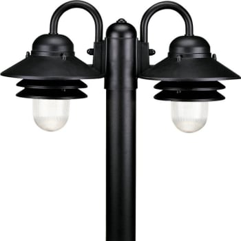 Image for Progress Lighting Newport 60W Lighting Post Cap (Textured Black) from HD Supply
