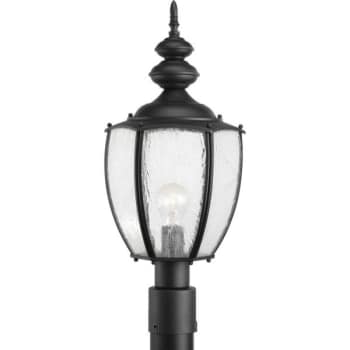 Image for Progress Lighting LED Roman Coach Black One-Light Post Lantern from HD Supply