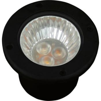Image for Progress Lighting Led Well Light Black One-Light Landscape Lantern from HD Supply