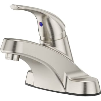 Image for Pfister® Pfirst™ Single Bath Faucet w/ Push & Seal Drain Plunger, Brushed Nickel from HD Supply