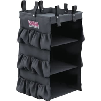 Image for Suncast Commercial 3-Sided Housekeeping Cart Bag (Black) from HD Supply