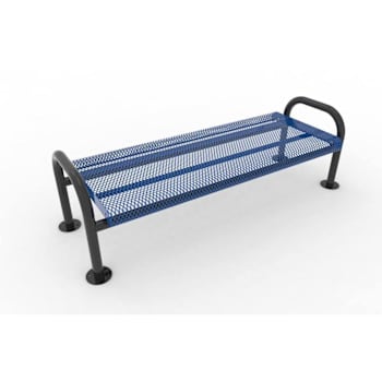Image for Ultrasite® 4 Ft. Ultra Bench - Portable, Thermoplastic Coated Expanded Steel, Ultra Blue from HD Supply
